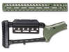 Améliore ton Marlin avec ce set M-LOK léger en aluminium, ergonomique, facile à installer, et compatible avec les tubes de recharge et les optiques hautes.